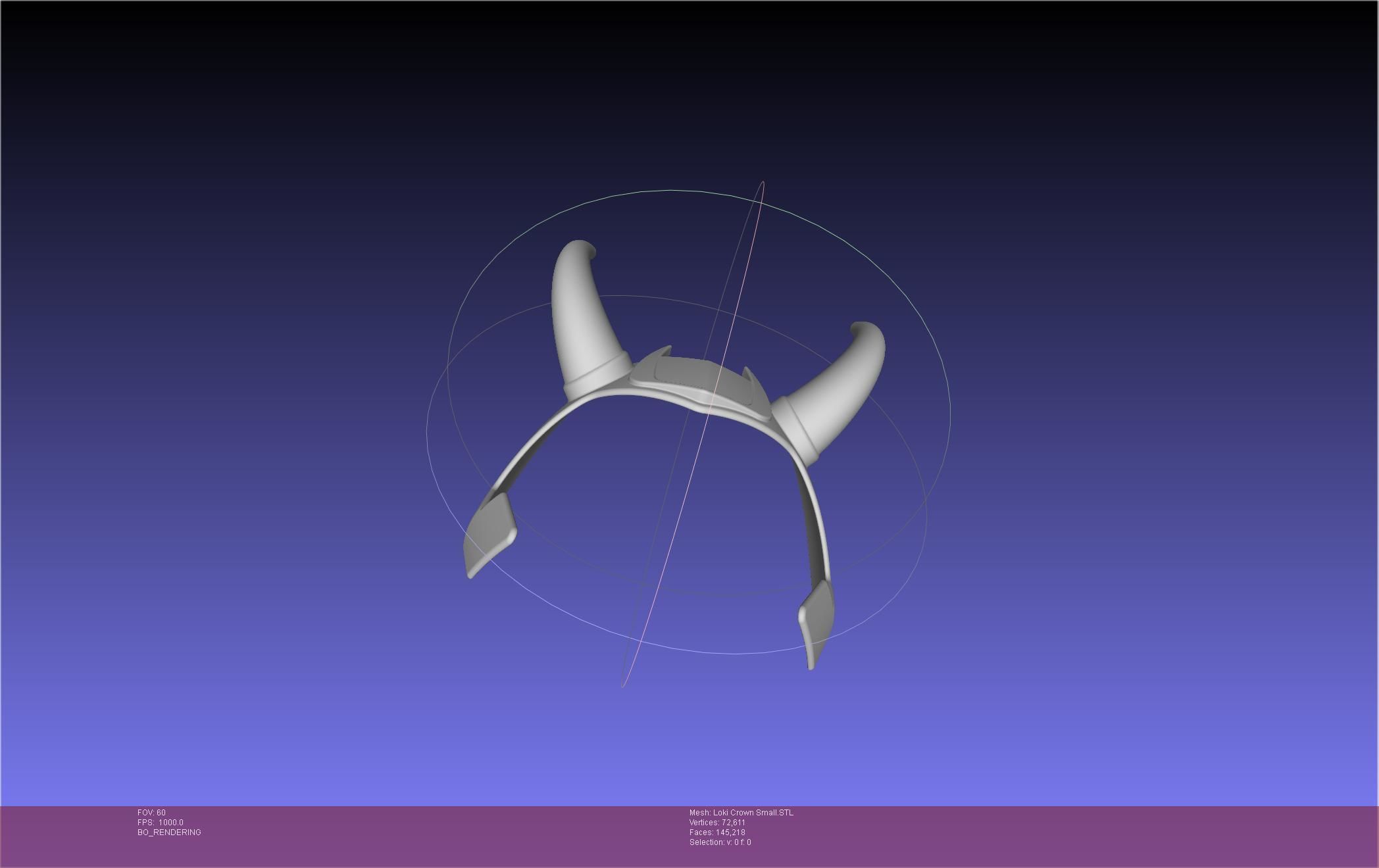 Marvel Loki Crown Small 3D print model_36