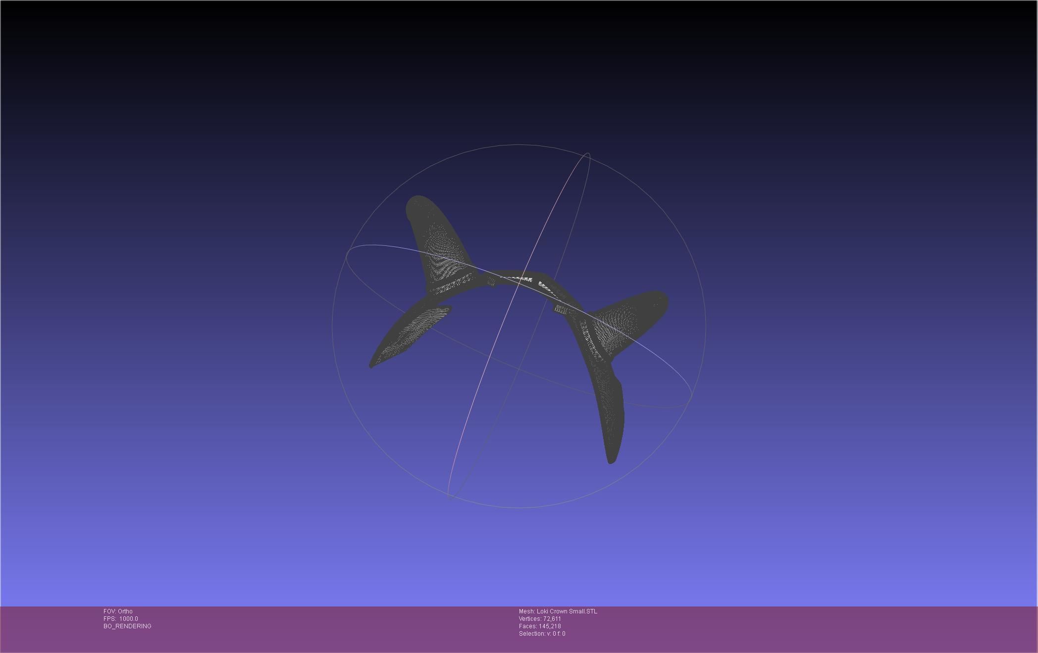 Marvel Loki Crown Small 3D print model_71