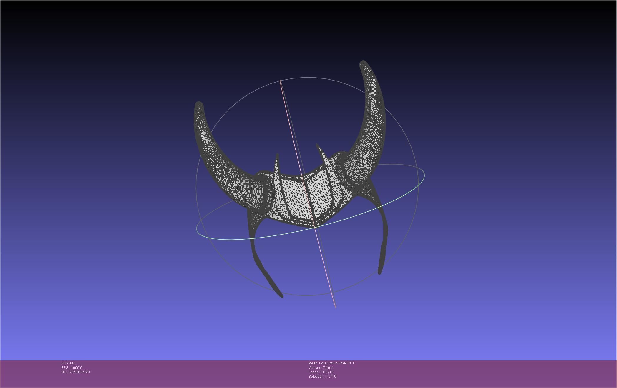 Marvel Loki Crown Small 3D print model_29
