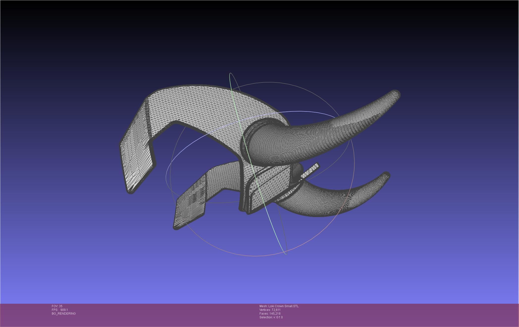 Marvel Loki Crown Small 3D print model_81