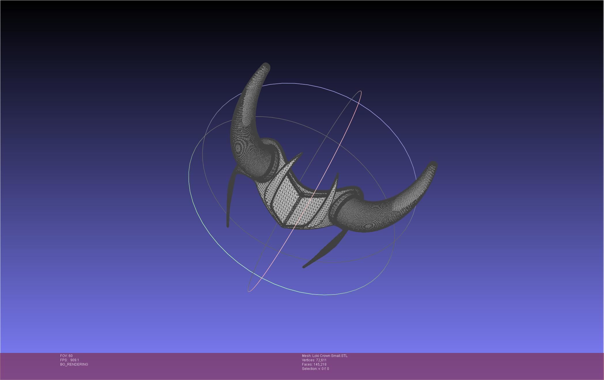 Marvel Loki Crown Small 3D print model_10