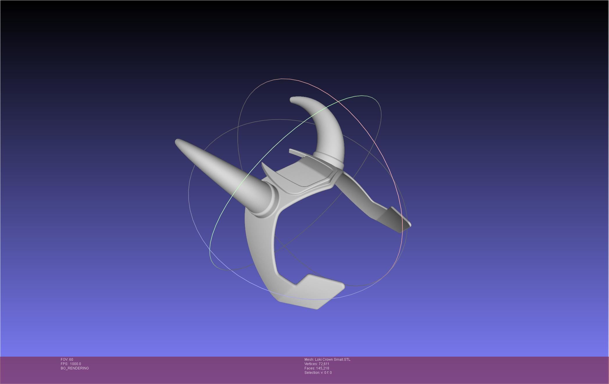 Marvel Loki Crown Small 3D print model_37