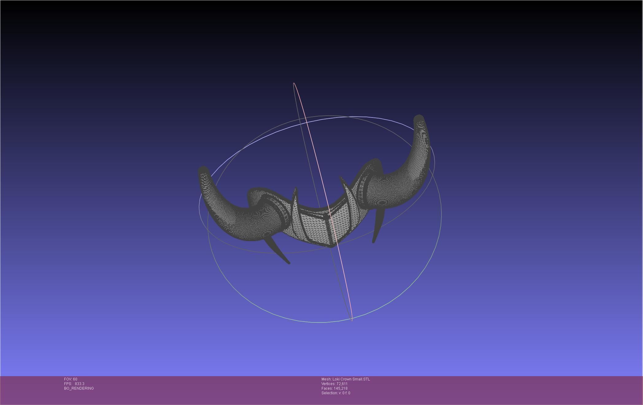 Marvel Loki Crown Small 3D print model_21