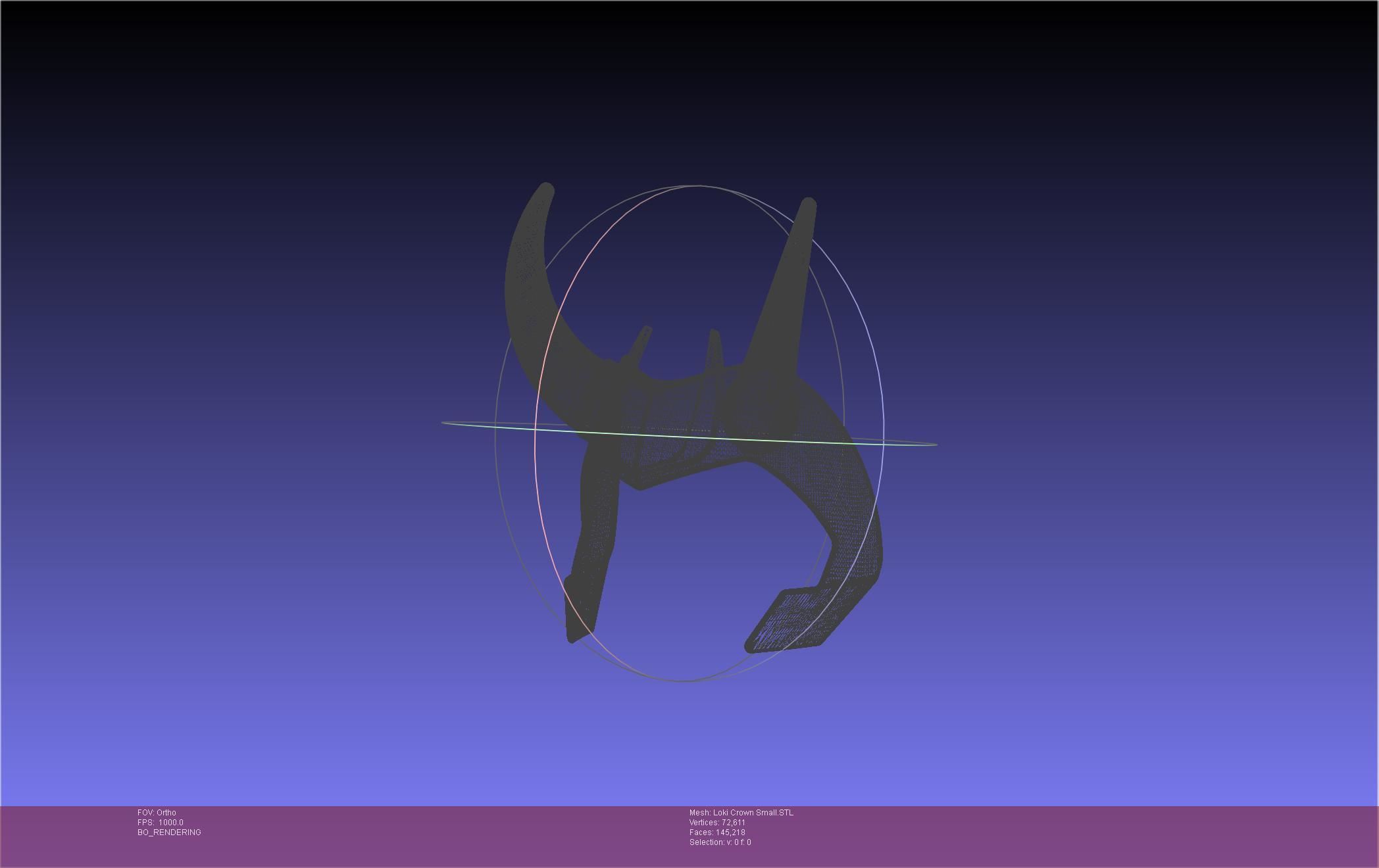 Marvel Loki Crown Small 3D print model_67