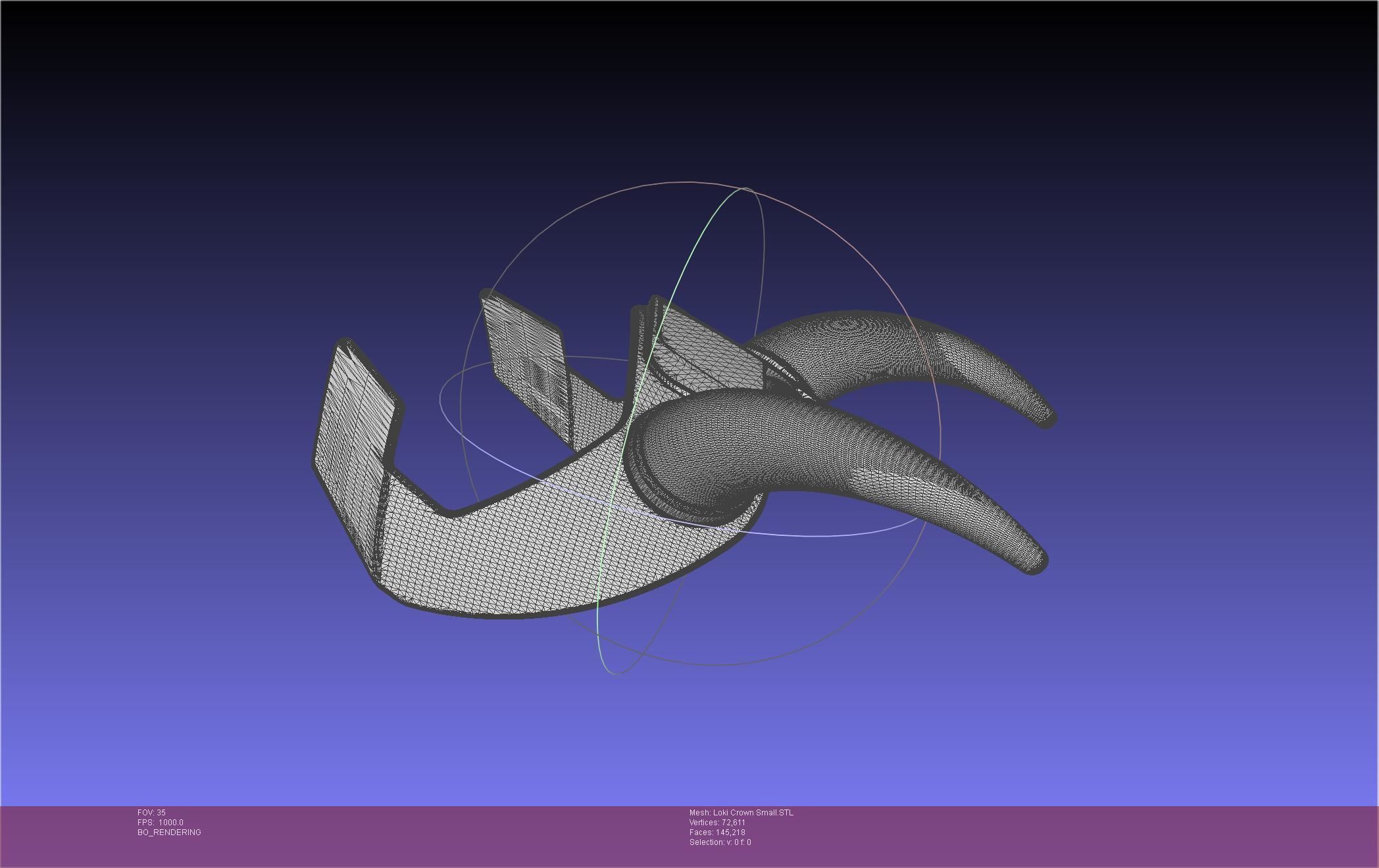 Marvel Loki Crown Small 3D print model_77