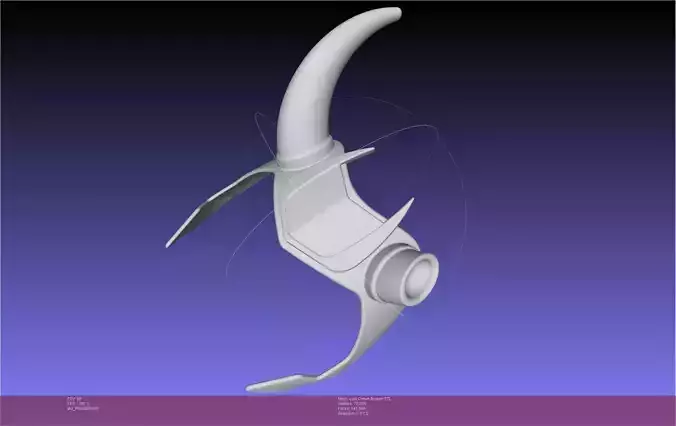 Marvel Loki Crown Broken Horn Version 3D print model