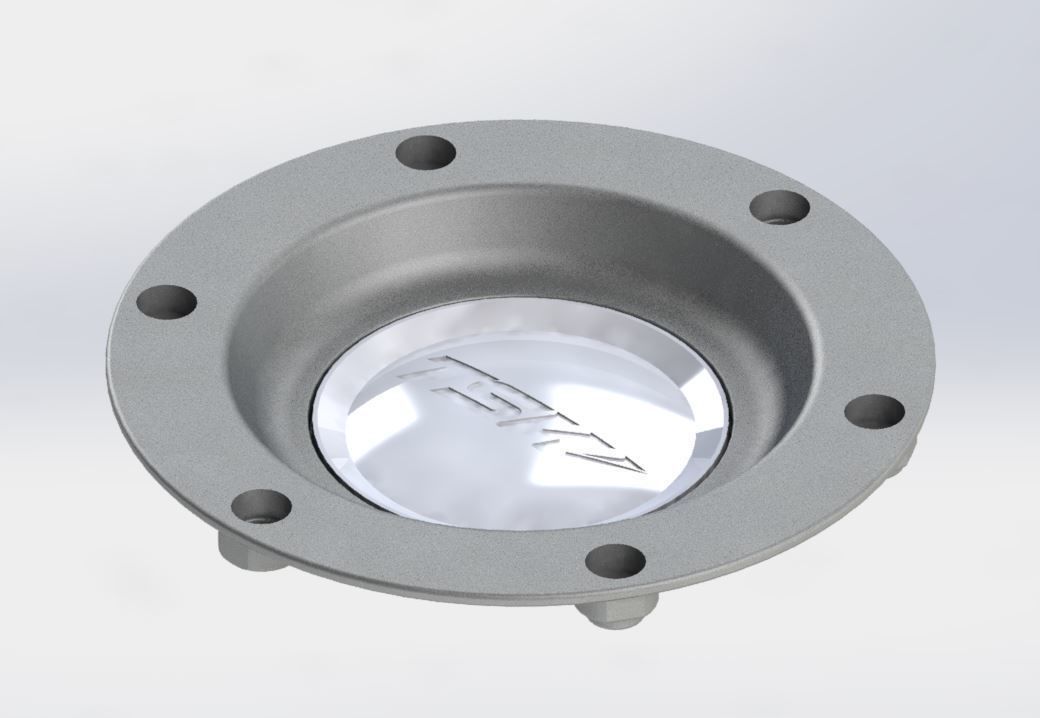 TSW Wheel Center Cap 3D print model_1