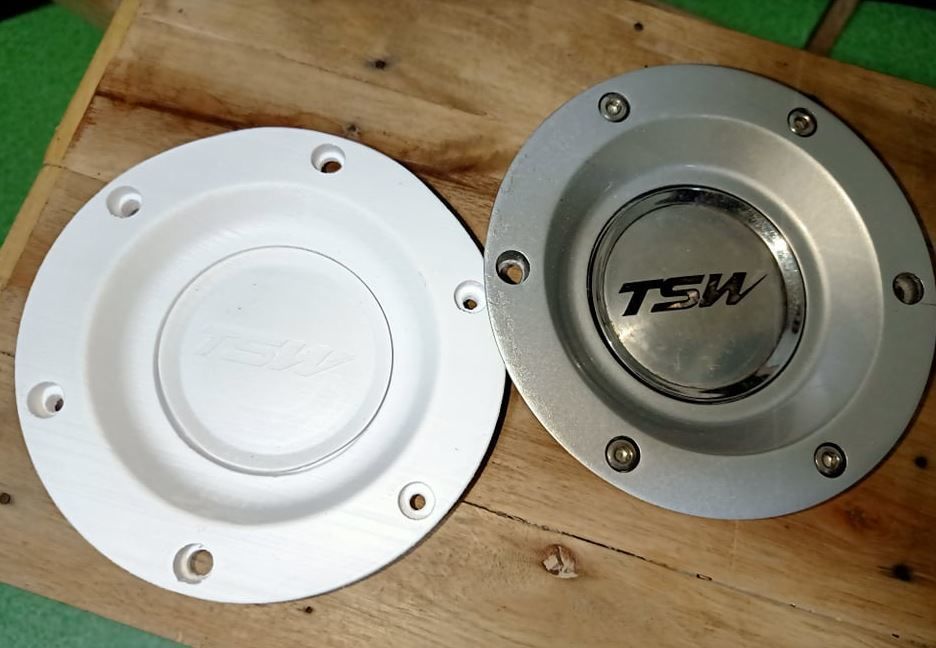 TSW Wheel Center Cap 3D print model_5