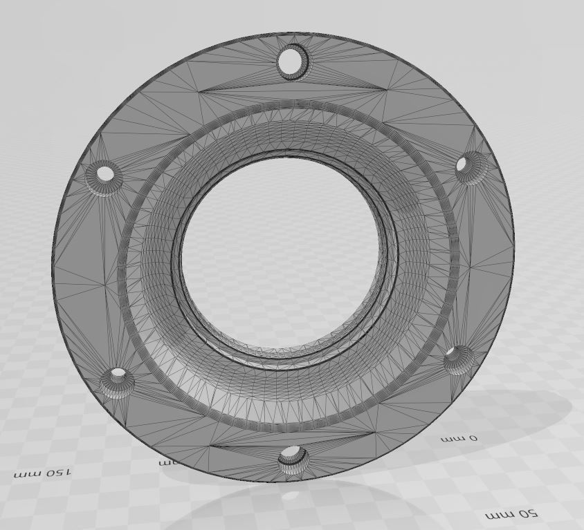 TSW Wheel Center Cap 3D print model_7