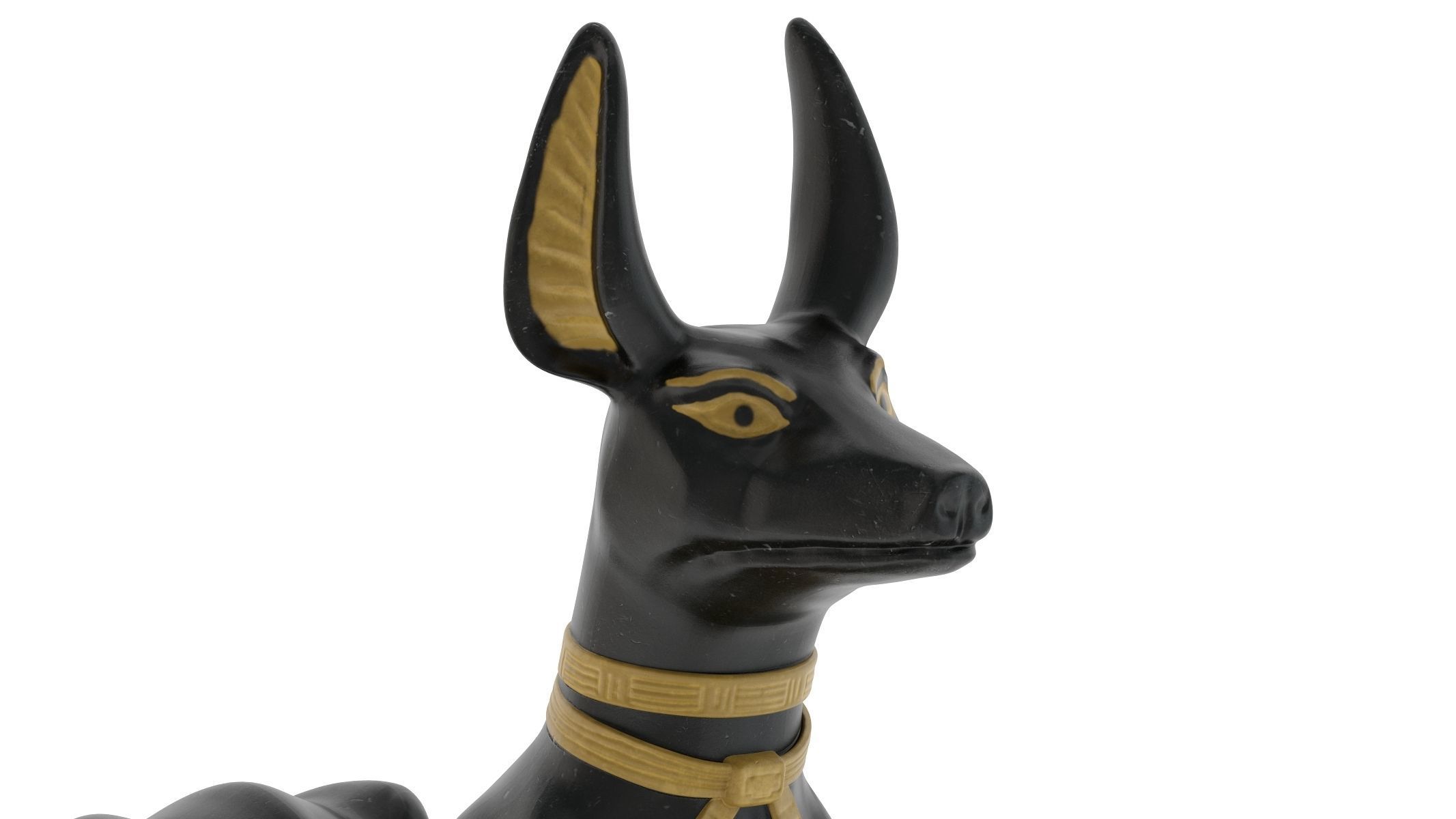Egyptian God Anubis Dog Low-poly 3D model_5