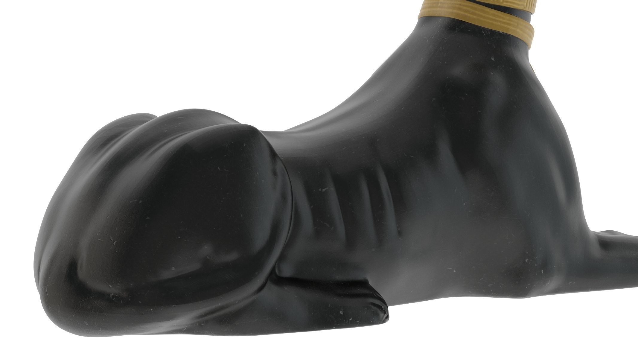 Egyptian God Anubis Dog Low-poly 3D model_6