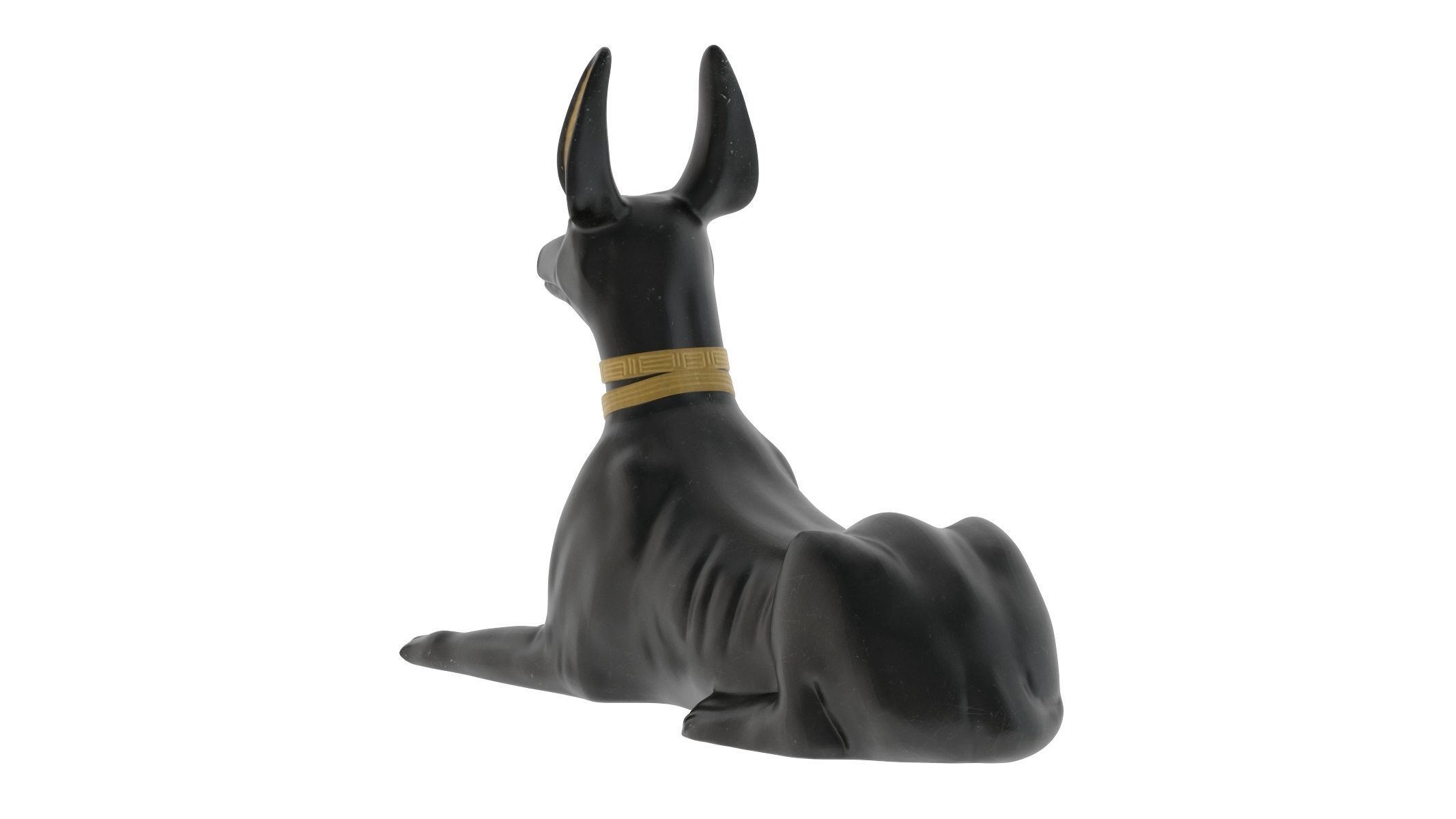 Egyptian God Anubis Dog Low-poly 3D model_2