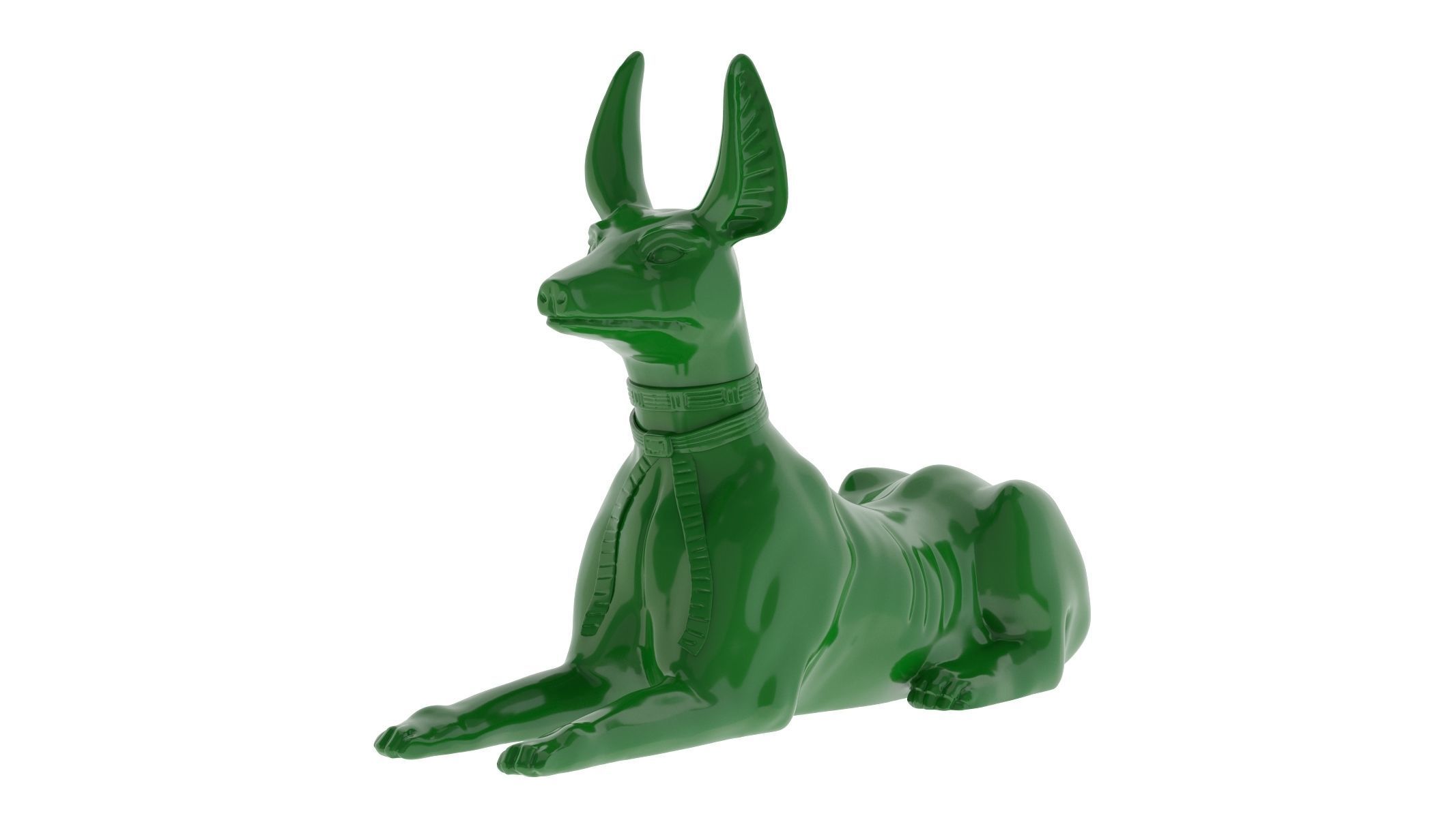 Egyptian God Anubis Dog 3D Print  3D print model_4