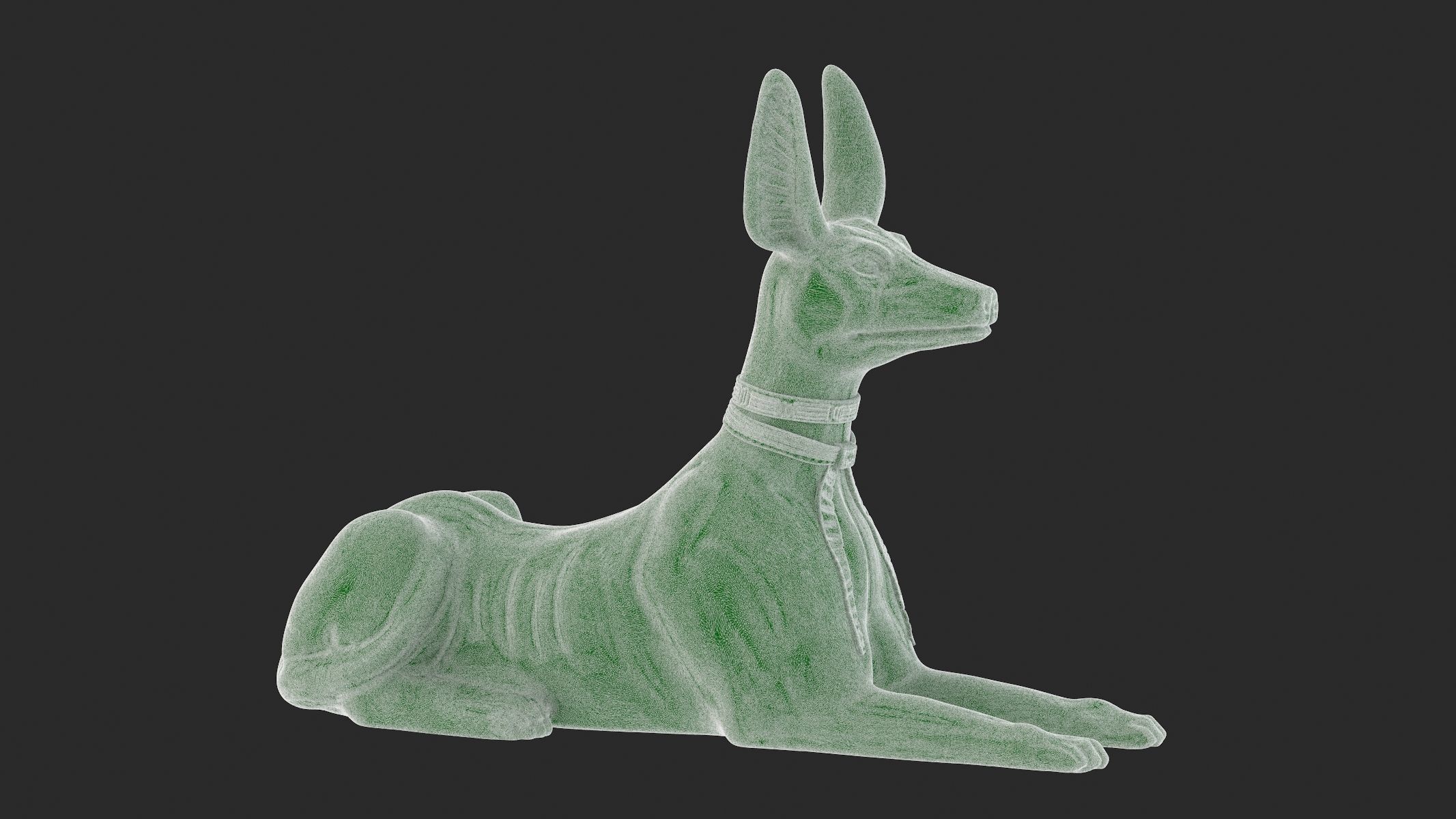 Egyptian God Anubis Dog 3D Print  3D print model_10