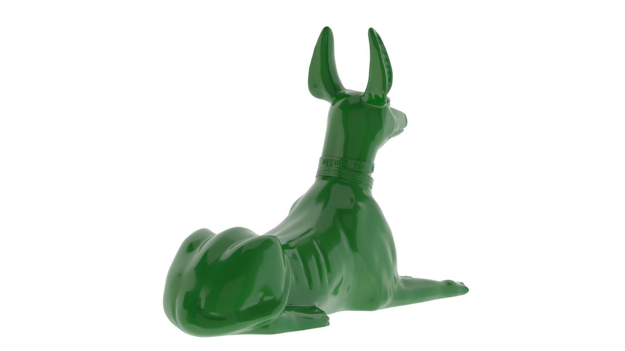 Egyptian God Anubis Dog 3D Print  3D print model_1