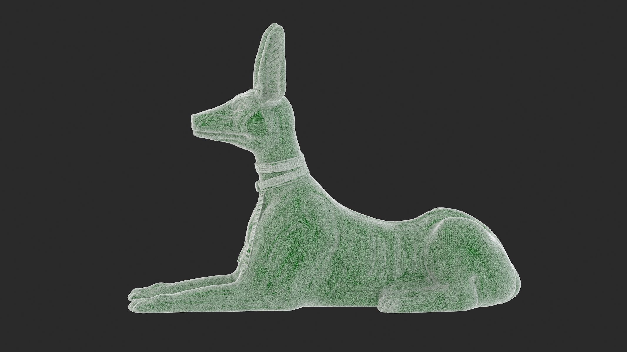 Egyptian God Anubis Dog 3D Print  3D print model_13