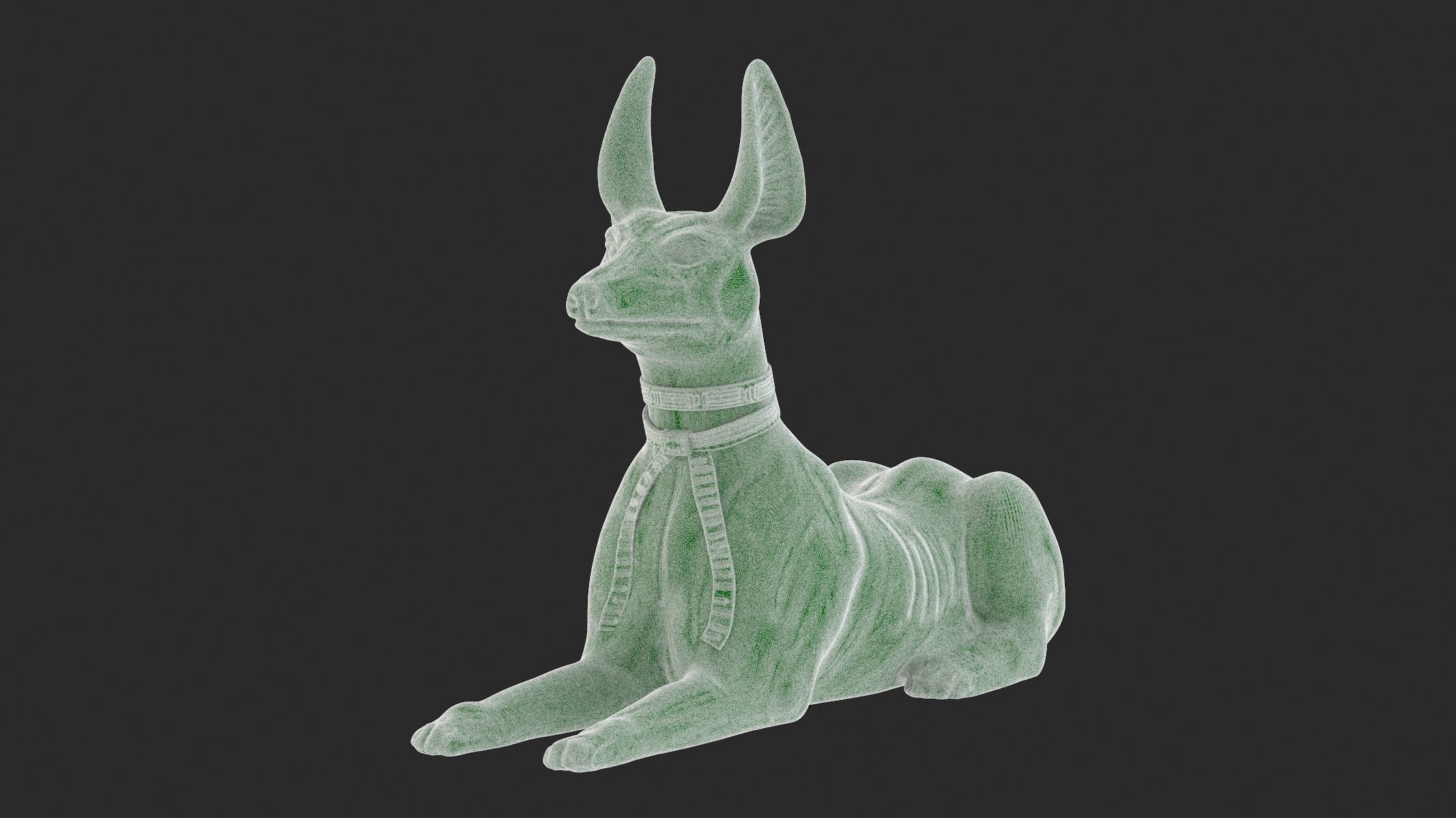 Egyptian God Anubis Dog 3D Print  3D print model_14