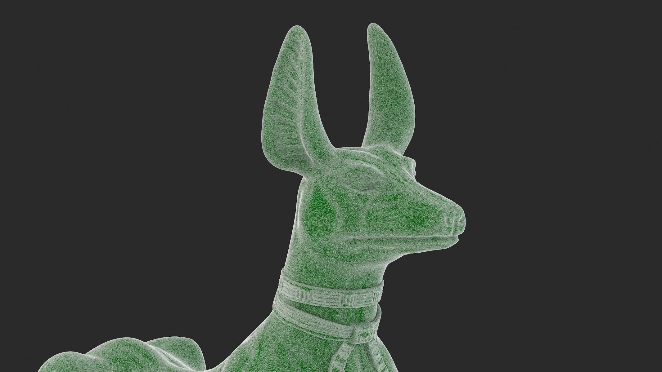 Egyptian God Anubis Dog 3D Print  3D print model_15