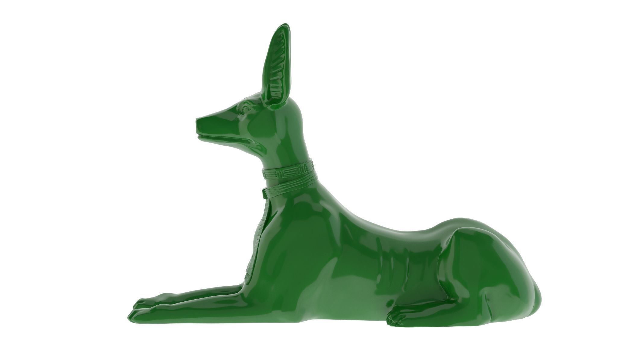 Egyptian God Anubis Dog 3D Print  3D print model_3