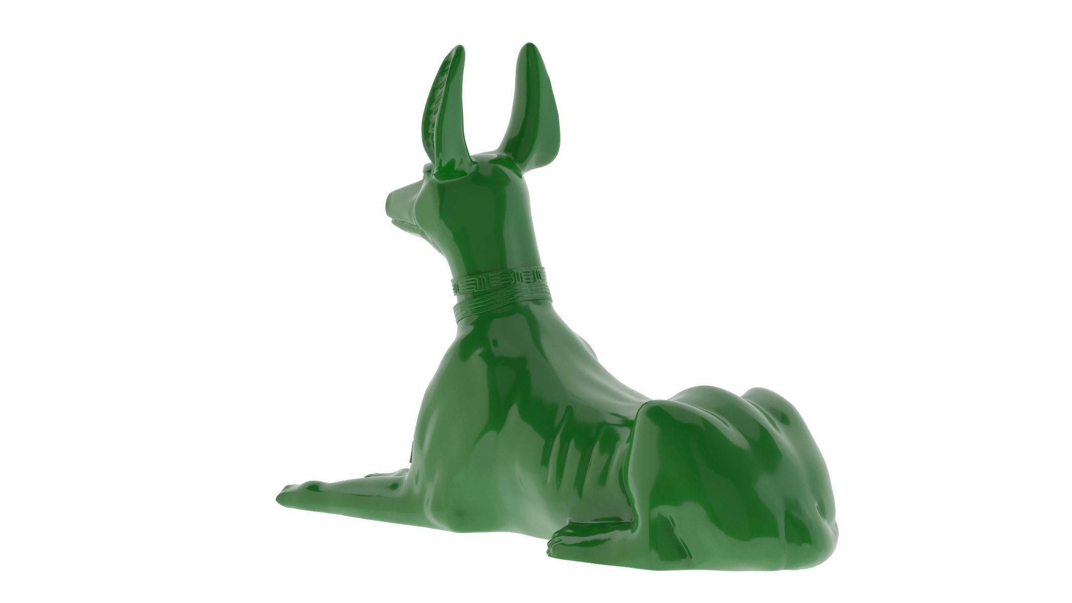 Egyptian God Anubis Dog 3D Print  3D print model_2