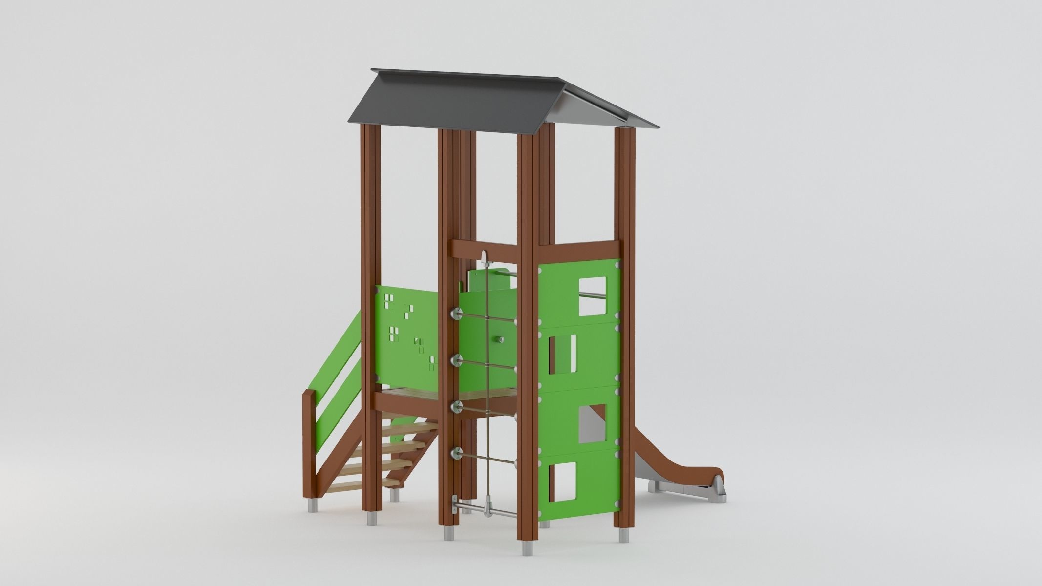 Lappset Activity Tower 08 3D model_2