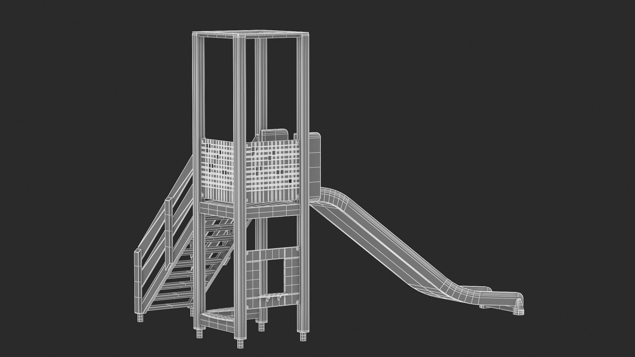 Lappset Activity Tower 09 3D model_12