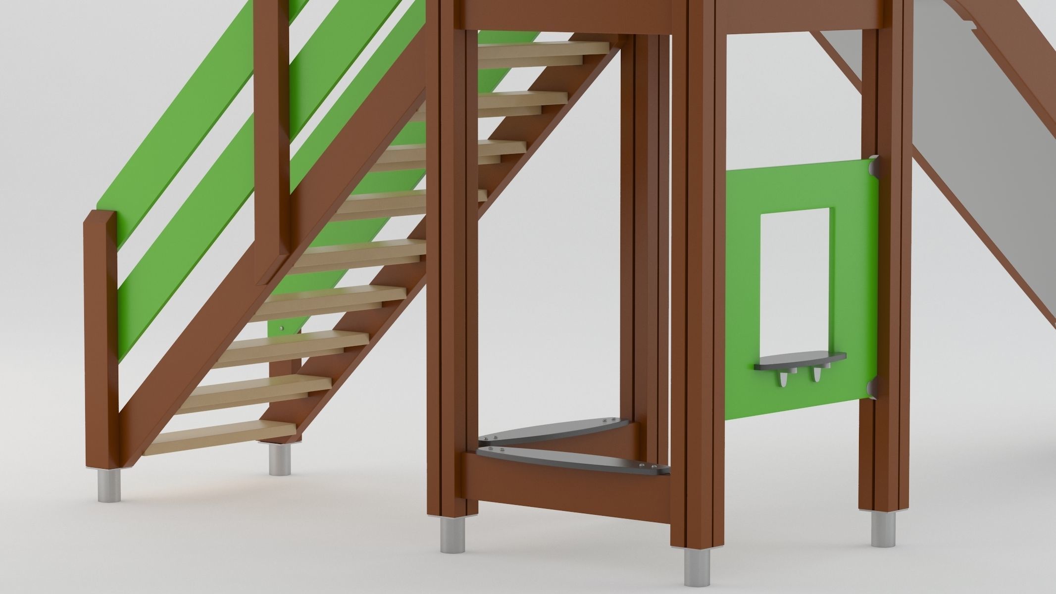 Lappset Activity Tower 09 3D model_9