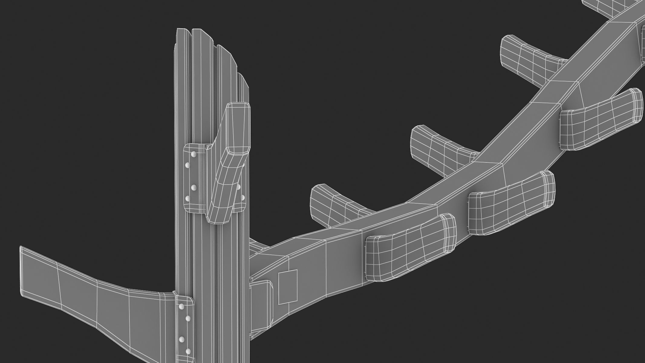 Lappset Giants Comb 3D model_9