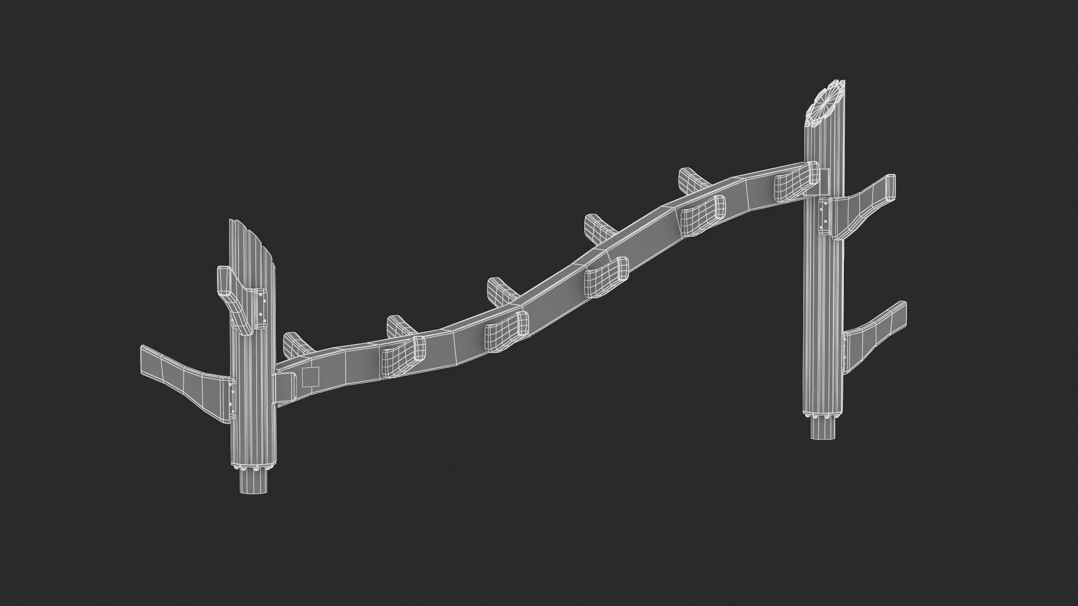 Lappset Giants Comb 3D model_5