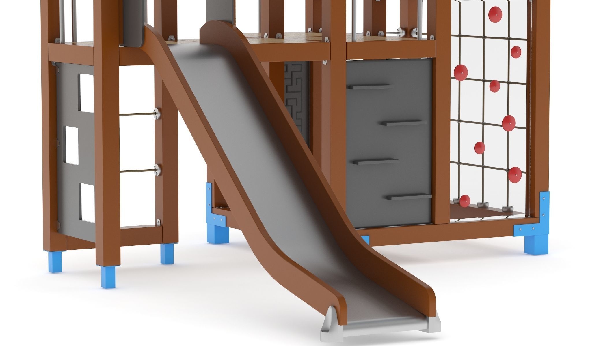 Lappset Halo Solo Play Tower 3D model_6