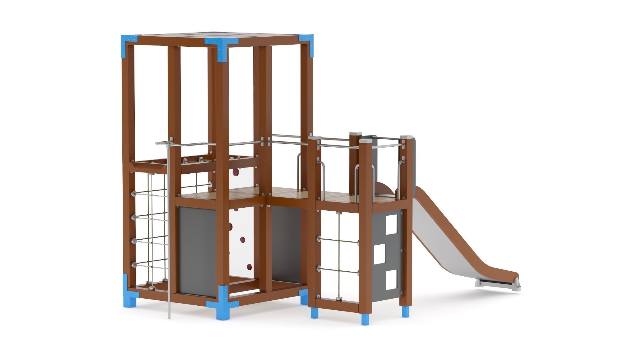 Lappset Halo Solo Play Tower 3D model_2