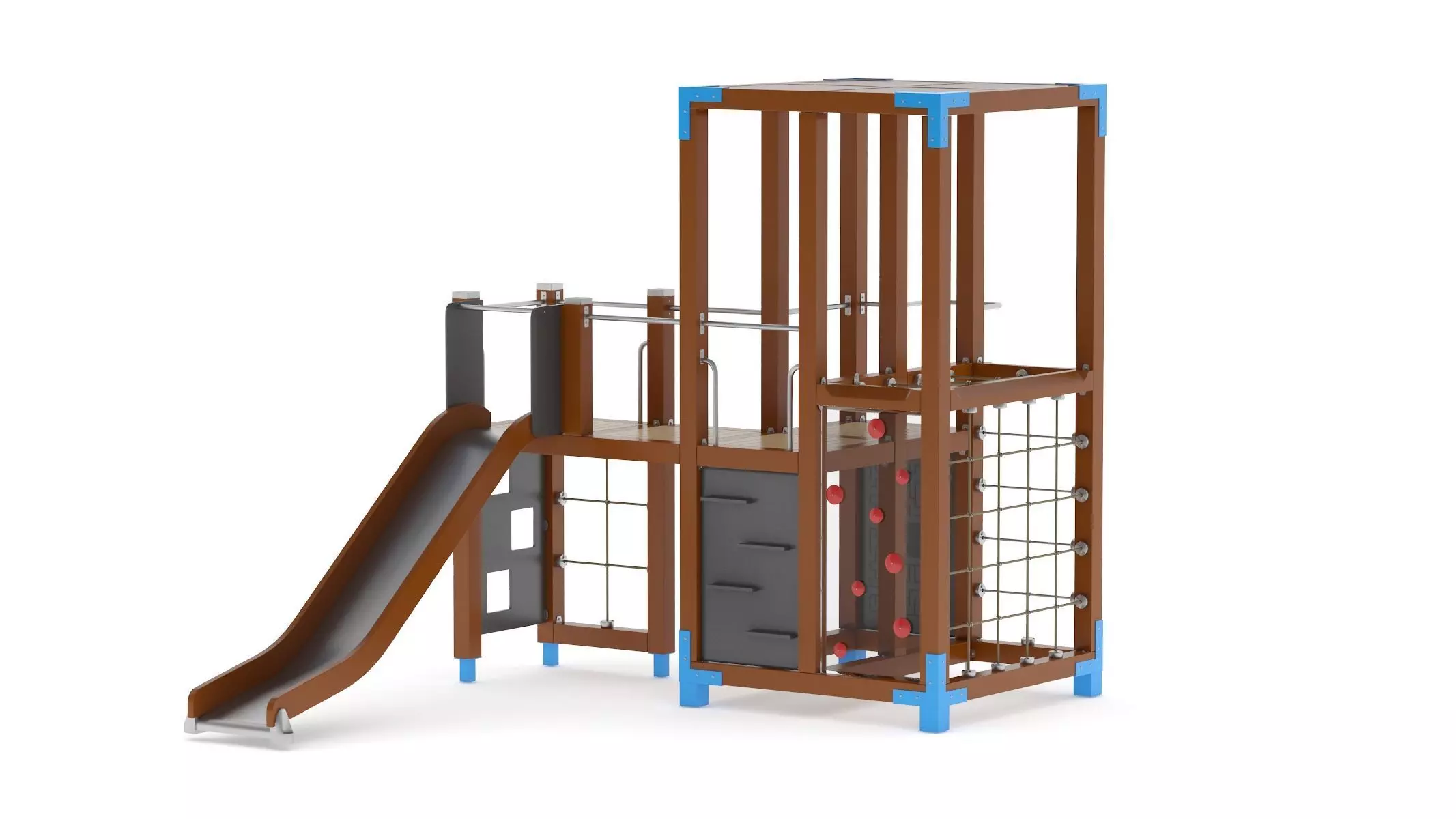 Lappset Halo Solo Play Tower 3D model_0