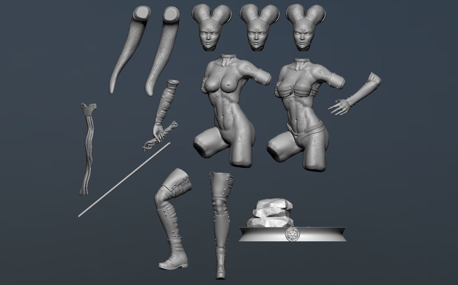 Darth Talon Star Wars - Fanart Version 3D print model_23