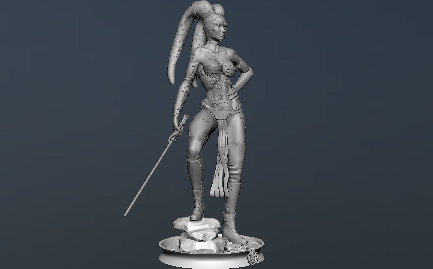 Darth Talon Star Wars - Fanart Version 3D print model_15