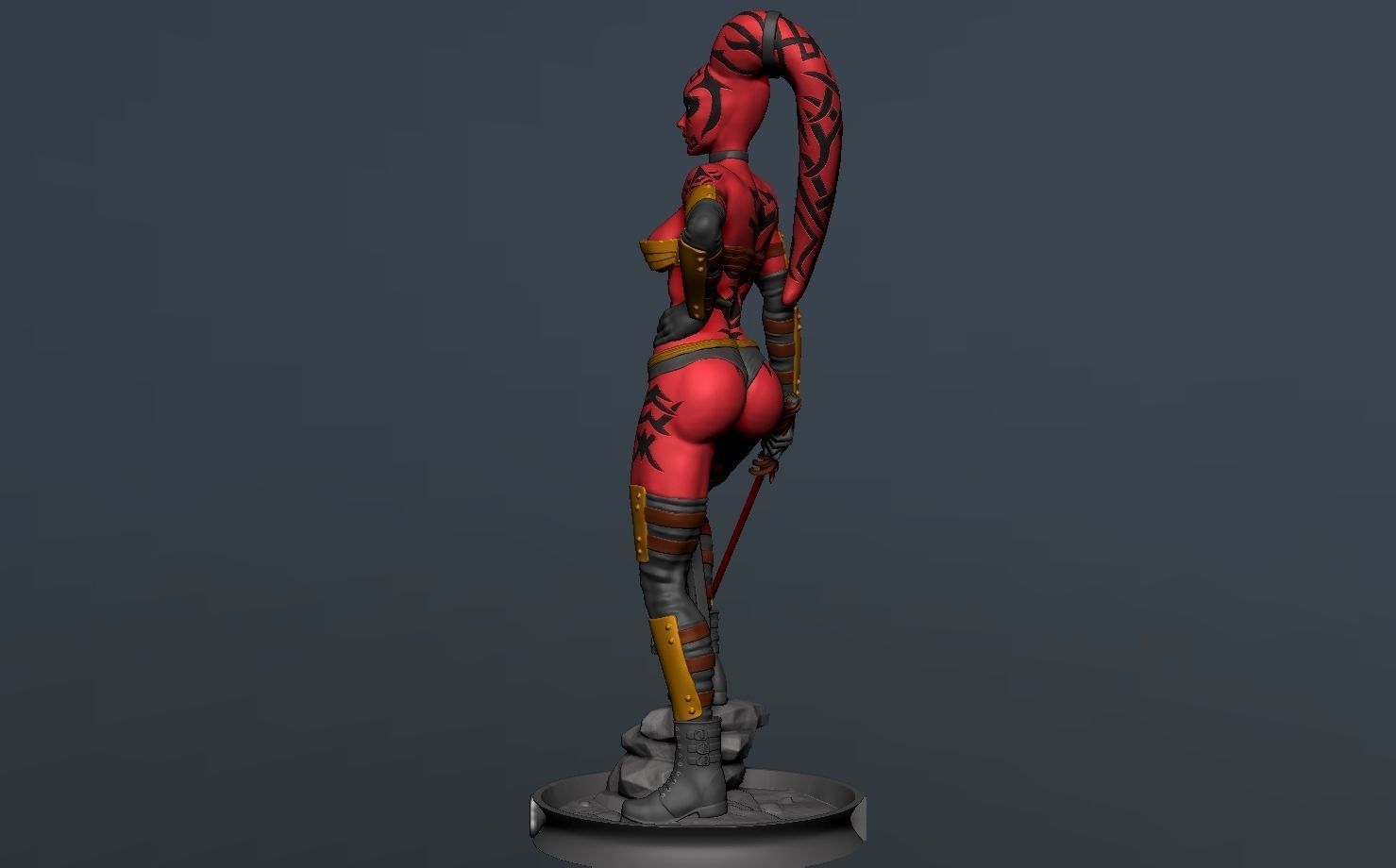 Darth Talon Star Wars - Fanart Version 3D print model_2
