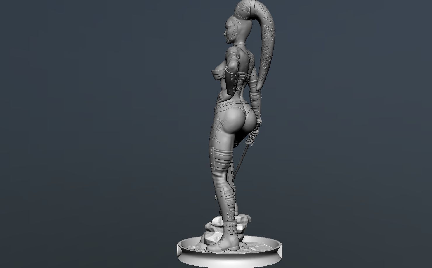 Darth Talon Star Wars - Fanart Version 3D print model_10