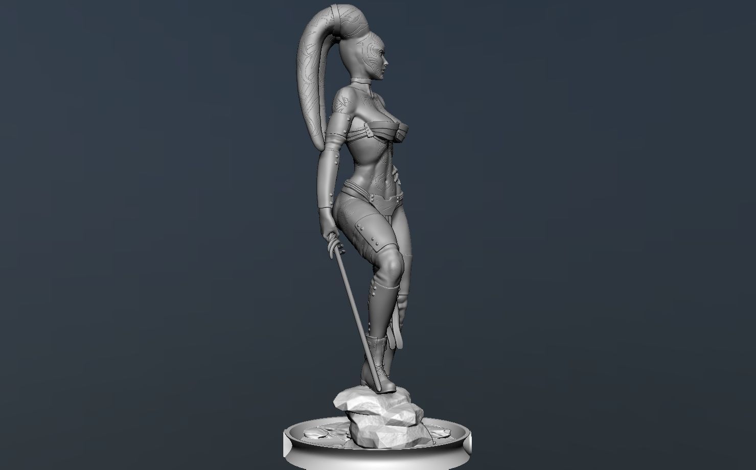 Darth Talon Star Wars - Fanart Version 3D print model_14
