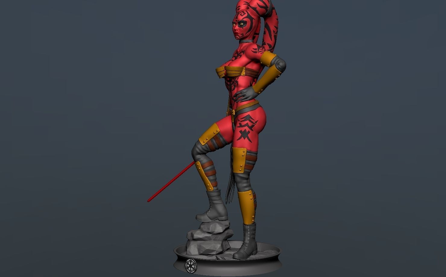Darth Talon Star Wars - Fanart Version 3D print model_1