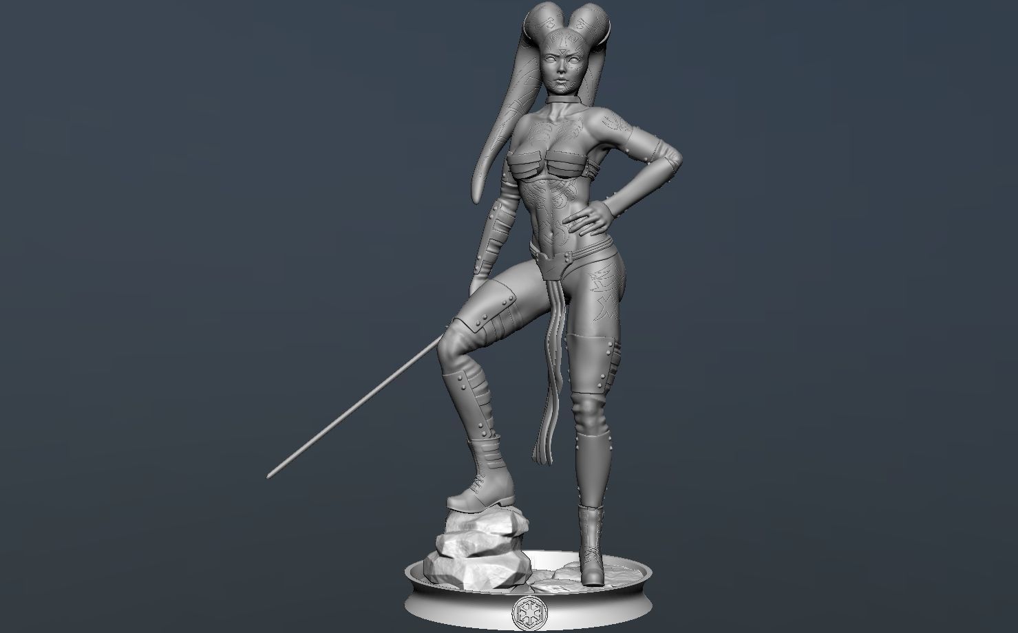 Darth Talon Star Wars - Fanart Version 3D print model_8