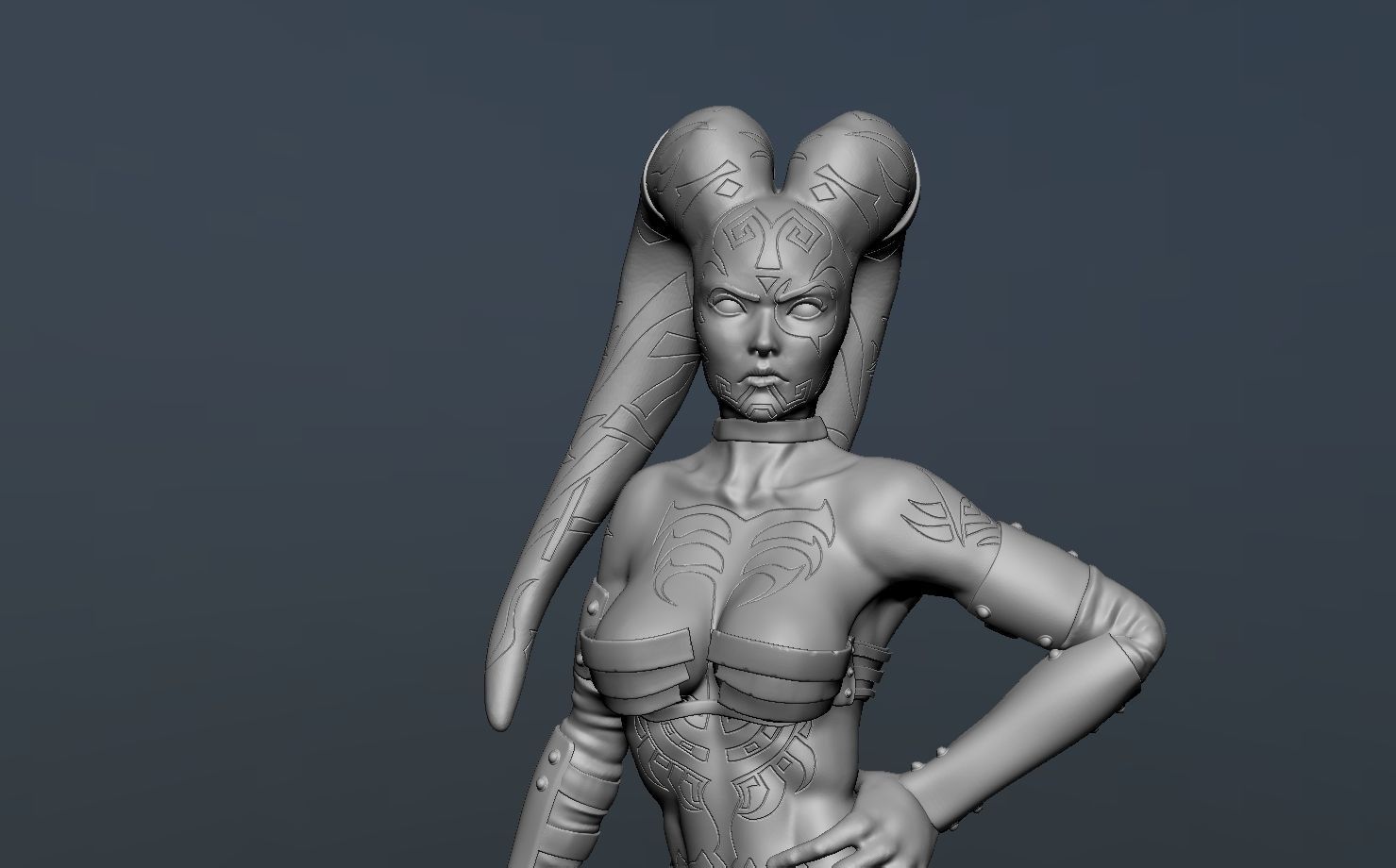 Darth Talon Star Wars - Fanart Version 3D print model_21