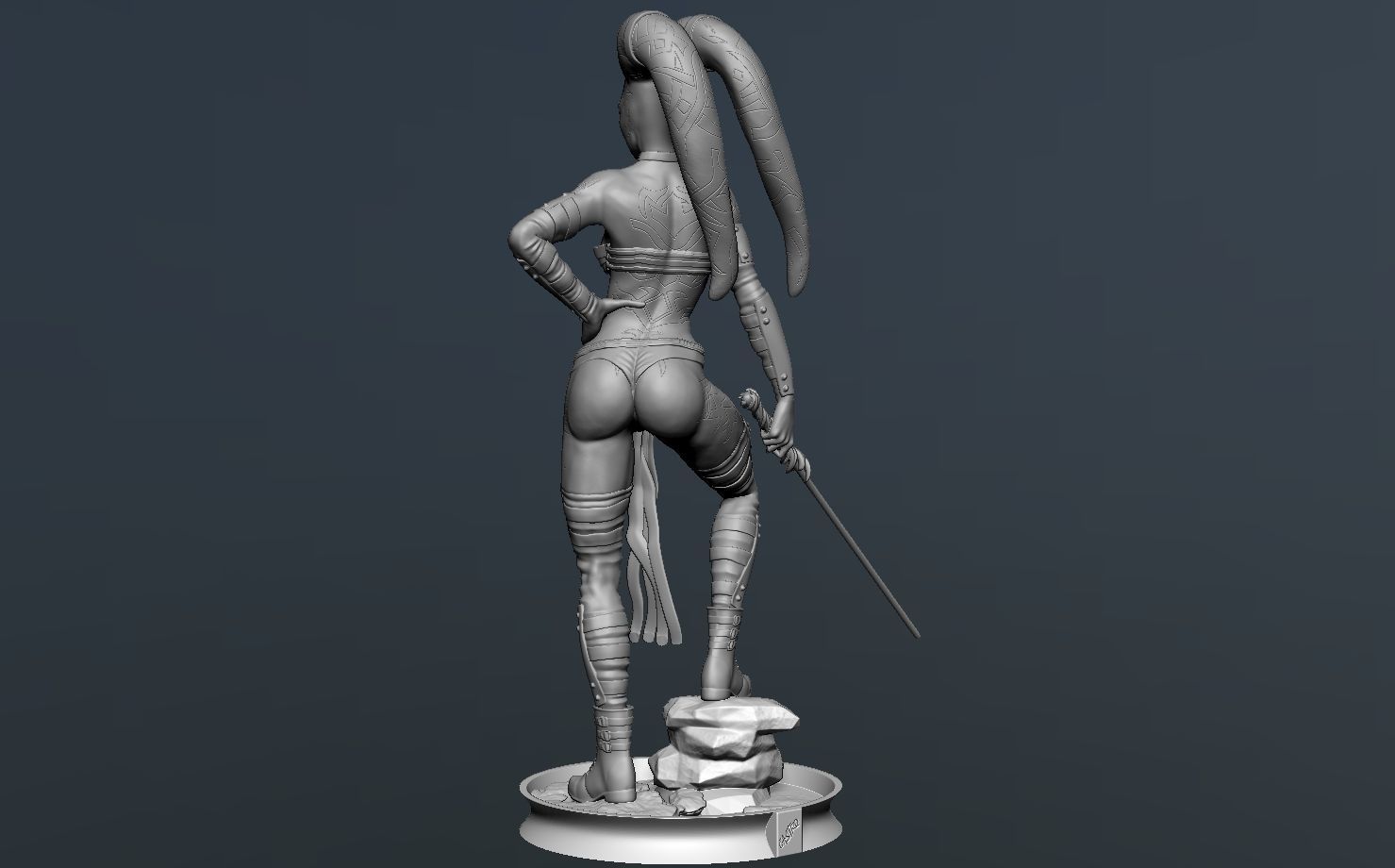 Darth Talon Star Wars - Fanart Version 3D print model_11