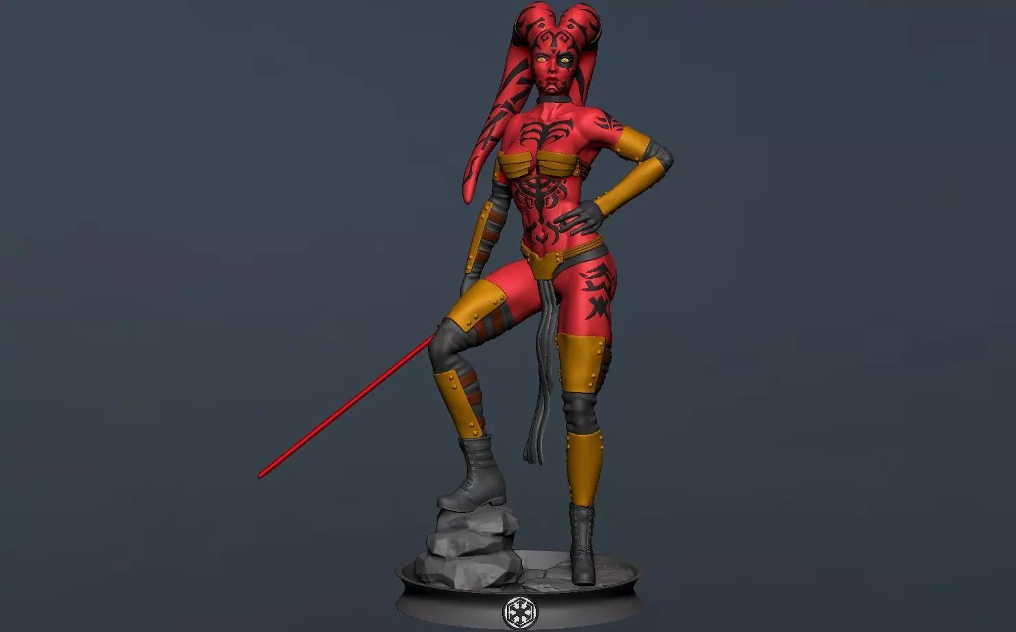 Darth Talon Star Wars - Fanart Version 3D print model_0