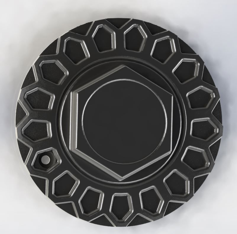 BBS Wheel Center Cap 3D print model_0