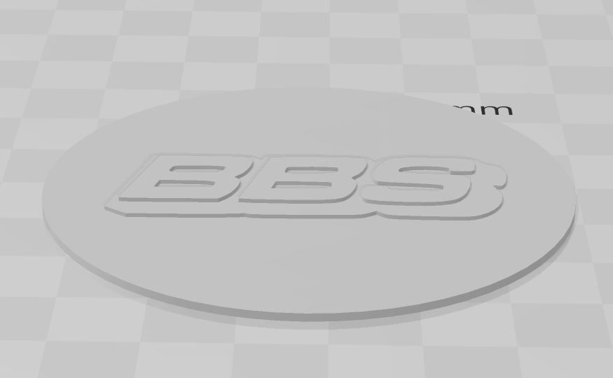 BBS Wheel Center Cap 3D print model_5