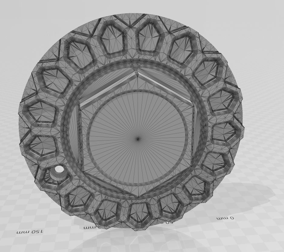 BBS Wheel Center Cap 3D print model_2