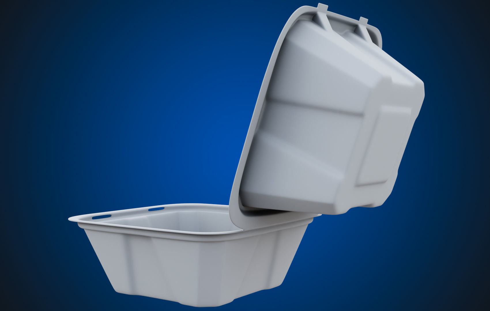 Compostable Food Container - Disposable 3D model_29