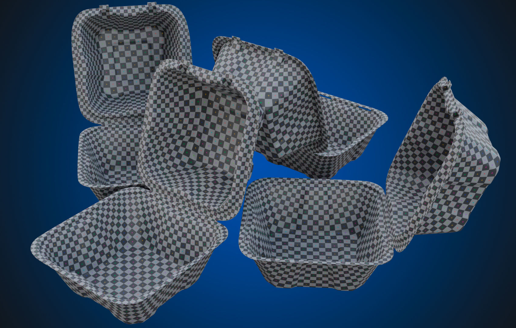 Compostable Food Container - Disposable 3D model_13