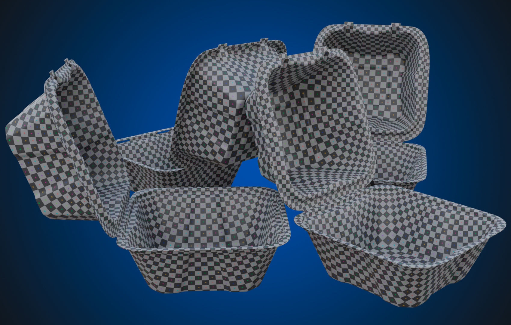 Compostable Food Container - Disposable 3D model_24