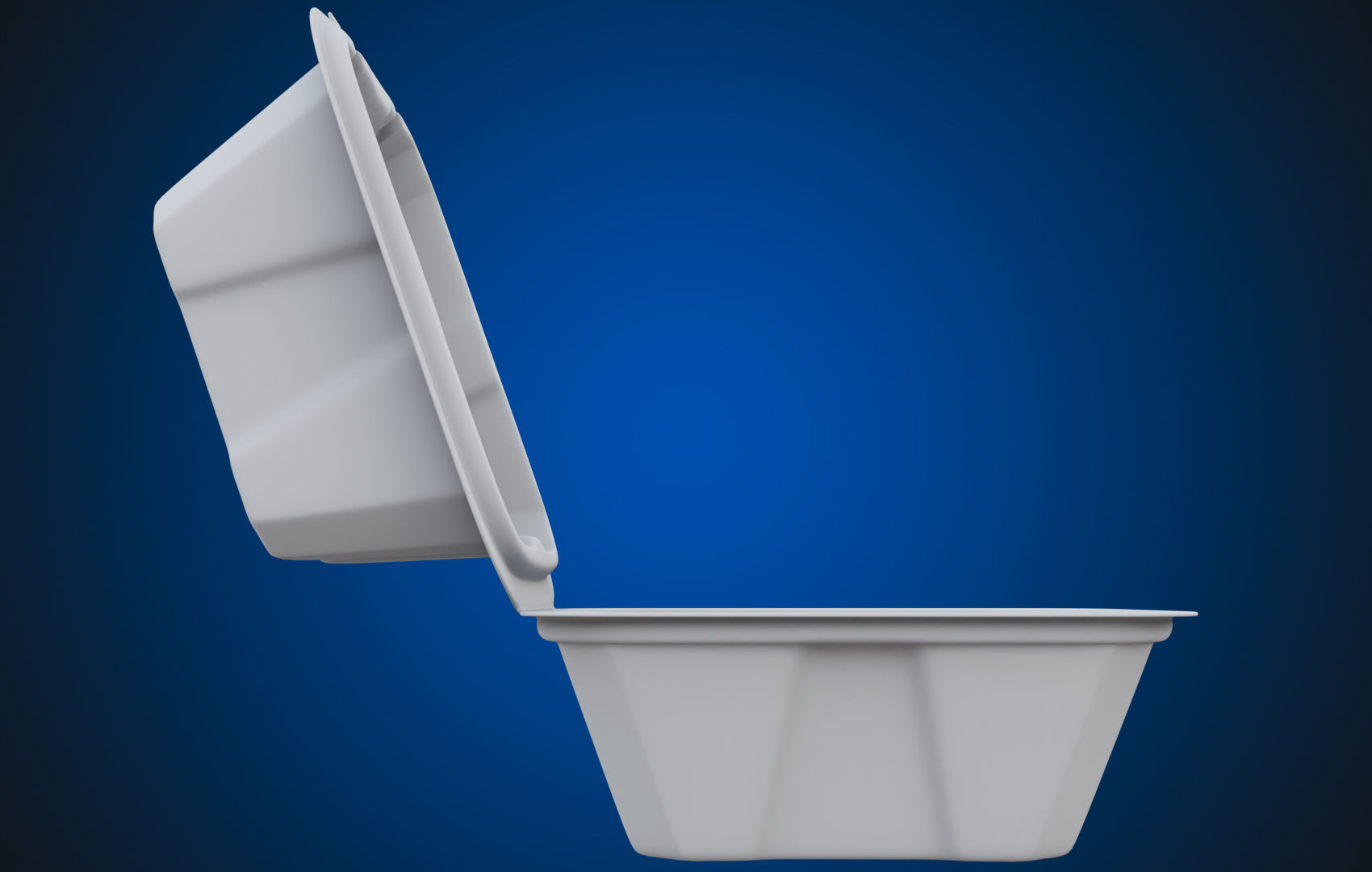 Compostable Food Container - Disposable 3D model_8