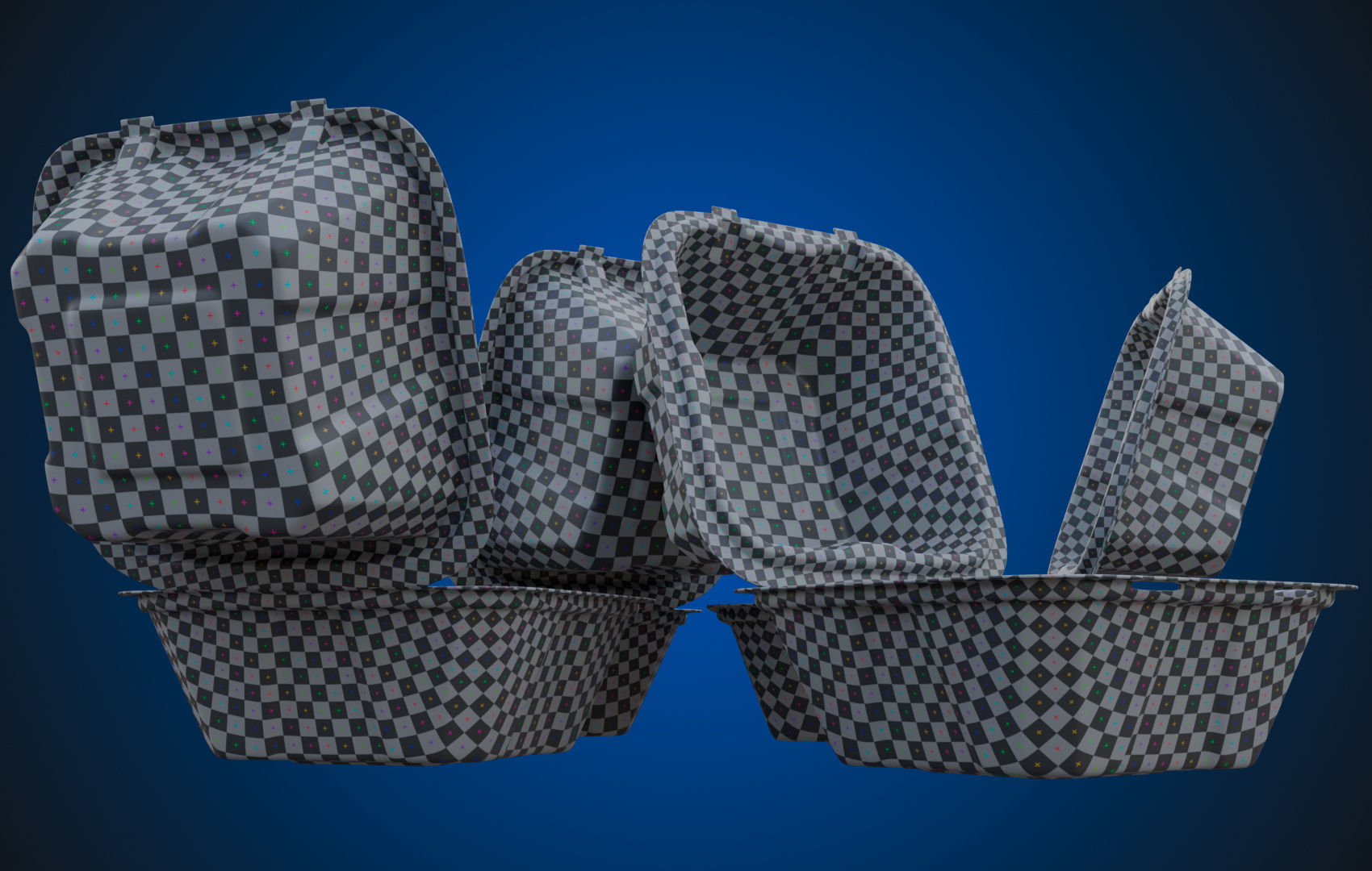 Compostable Food Container - Disposable 3D model_21